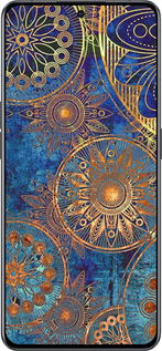 Силиконовый чехол Золотой узор для Oppo Reno8 Pro 5G - 678u-2615 изображение 