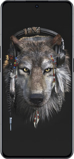 Силиконовый чехол Волк-меломан для Oppo Reno8 Pro 5G - 875u-2615 изображение 