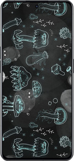 Силиконовый чехол Медузы для Oppo Reno8 Pro 5G - 906u-2615 изображение 