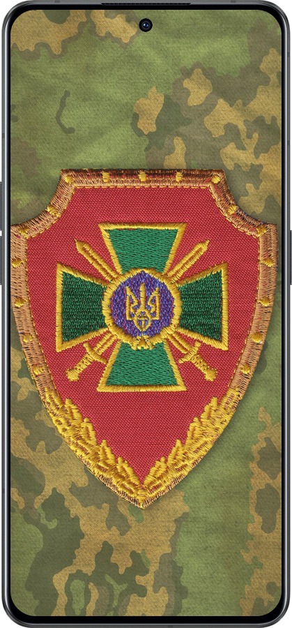 Силиконовый чехол Пограничная служба Украины для Oppo Reno8 Pro 5G - 1091u-2615 изображение 