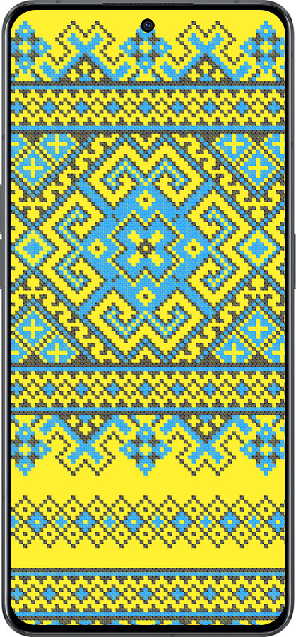 Силиконовый чехол Вышиванка 41 для Oppo Reno8 Pro 5G - 1175u-2615 изображение 