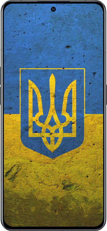 Силіконовий чехол Прапор і герб України 2 для Oppo Reno8 Pro 5G - 378u-2615 изображение 