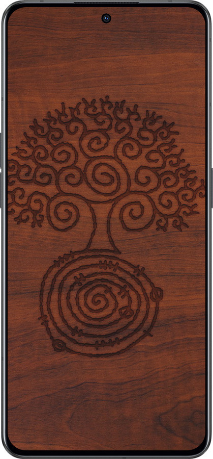 Силіконовий чехол Візерунок дерева для Oppo Reno8 Pro 5G - 4119u-2615 изображение 