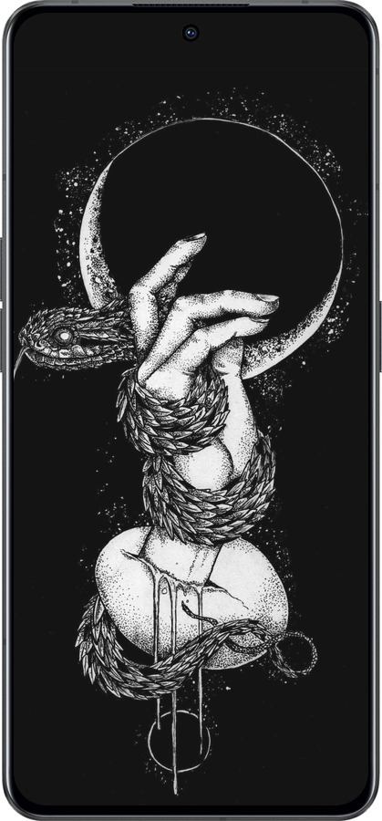 Силіконовий чехол Змія в руці для Oppo Reno8 Pro 5G - 4149u-2615 изображение 