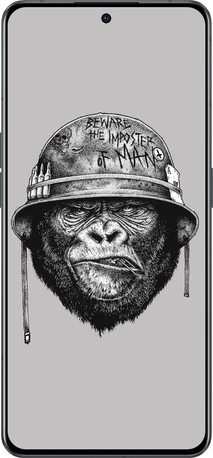 Силиконовый чехол military monkey для Oppo Reno8 Pro 5G - 4177u-2615 изображение 