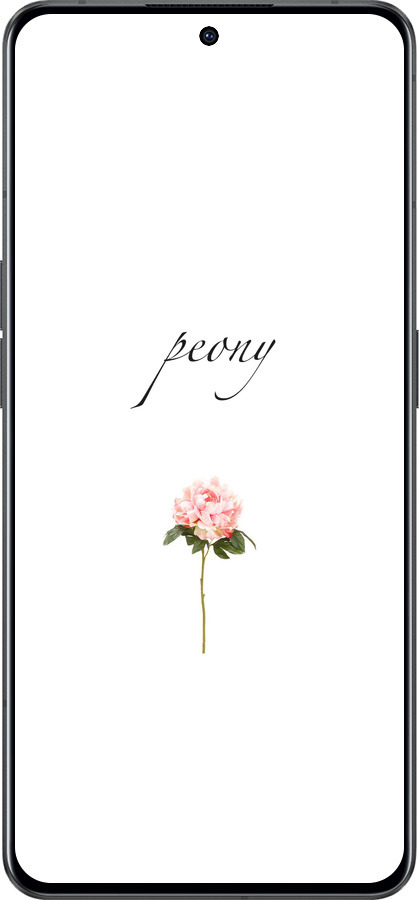 Силиконовый чехол Пион для Oppo Reno8 Pro 5G - 4366u-2615 изображение 