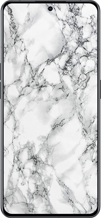 Силиконовый чехол Мрамор белый для Oppo Reno8 Pro 5G - 4480u-2615 изображение 