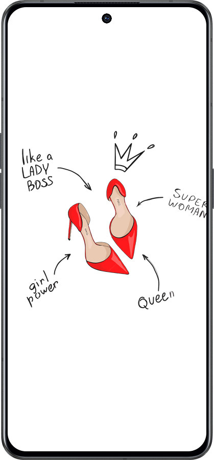 Силиконовый чехол Женщина для Oppo Reno8 Pro 5G - 4599u-2615 изображение 