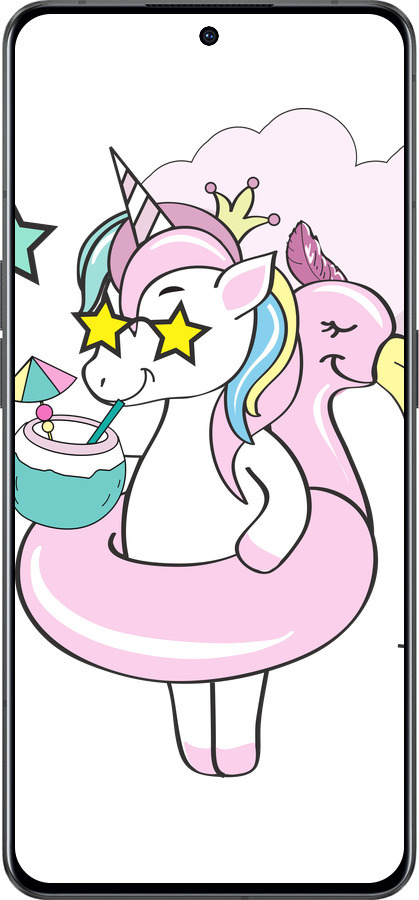 Силиконовый чехол Crown Unicorn для Oppo Reno8 Pro 5G - 4660u-2615 изображение 