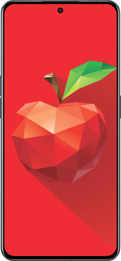 Силиконовый чехол Яблоко для Oppo Reno8 Pro 5G - 4696u-2615 изображение 