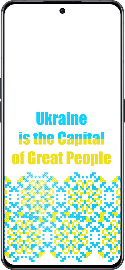 Силиконовый чехол Ukraine для Oppo Reno8 Pro 5G - 5283u-2615 изображение 