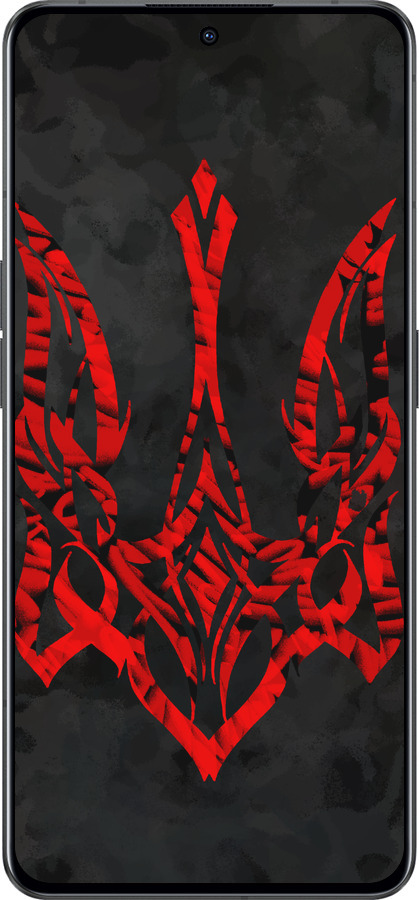 Силиконовый чехол Герб Украины v4 для Oppo Reno8 Pro 5G - 5319u-2615 изображение 