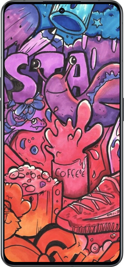 Силиконовый чехол № 5391 для Oppo Reno8 Pro 5G - 5391u-2615 изображение 