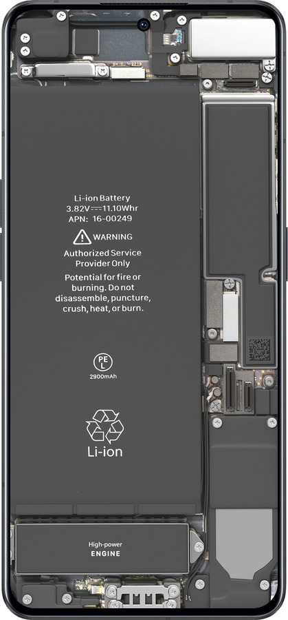 Силіконовий чехол Деталі смартфона для Oppo Reno8 Pro 5G - 5487u-2615 изображение 