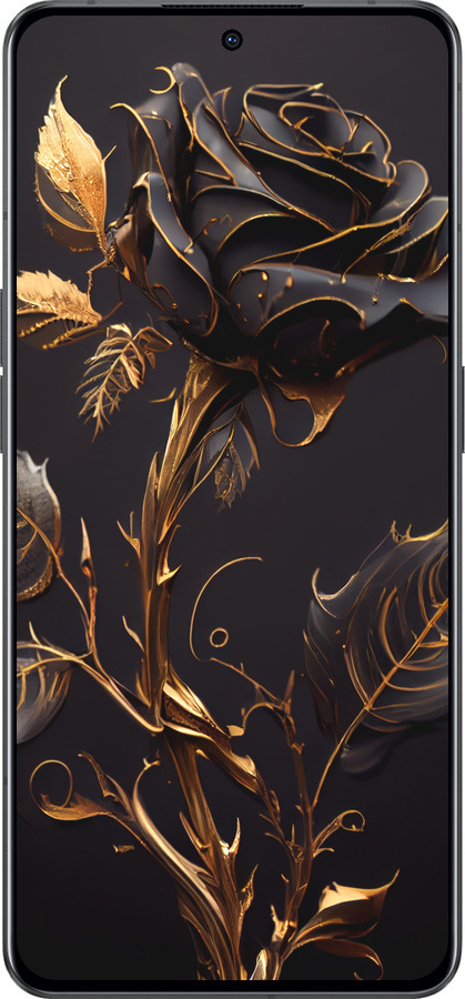 Силиконовый чехол Роза 3 для Oppo Reno8 Pro 5G - 5552u-2615 изображение 