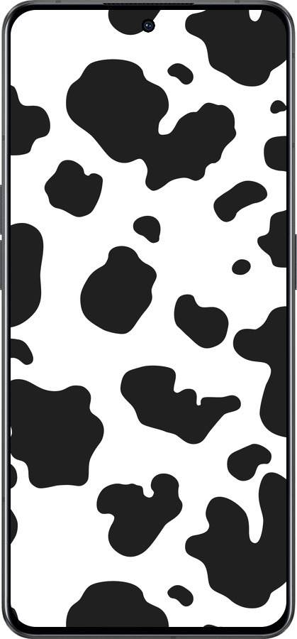 Силиконовый чехол Шкура коровы для Oppo Reno8 Pro 5G - 5576u-2615 изображение 