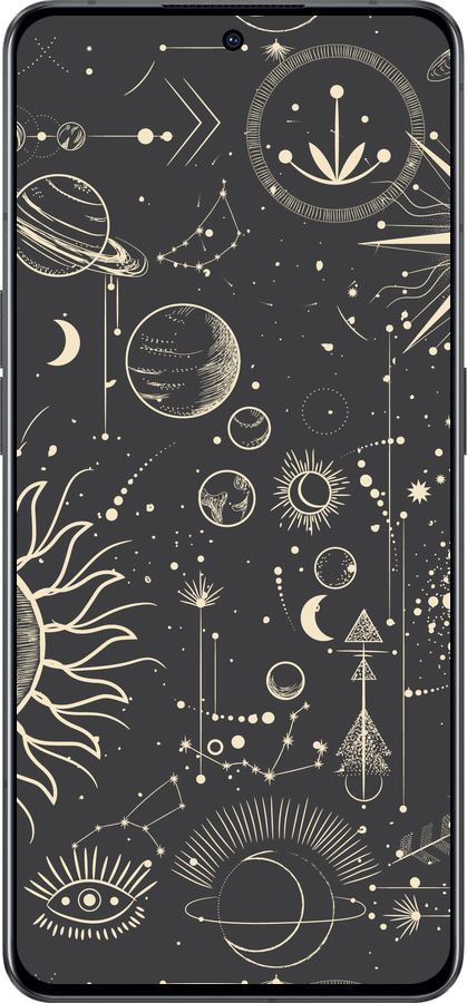 Силіконовий чехол Фаза місяця для Oppo Reno8 Pro 5G - 5605u-2615 изображение 