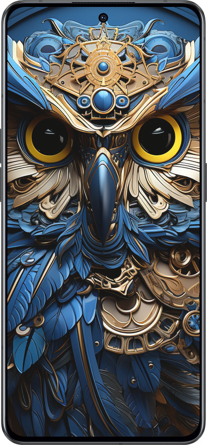 Силиконовый чехол Сова v2 для Oppo Reno8 Pro 5G - 5649u-2615 изображение 