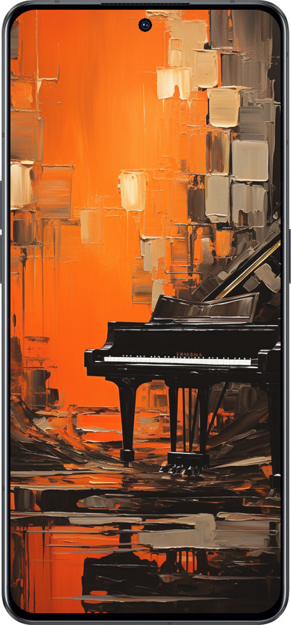 Силиконовый чехол Чехол для телефона Оранжевый Рояль для Oppo Reno8 Pro 5G - 5937u-2615 изображение 