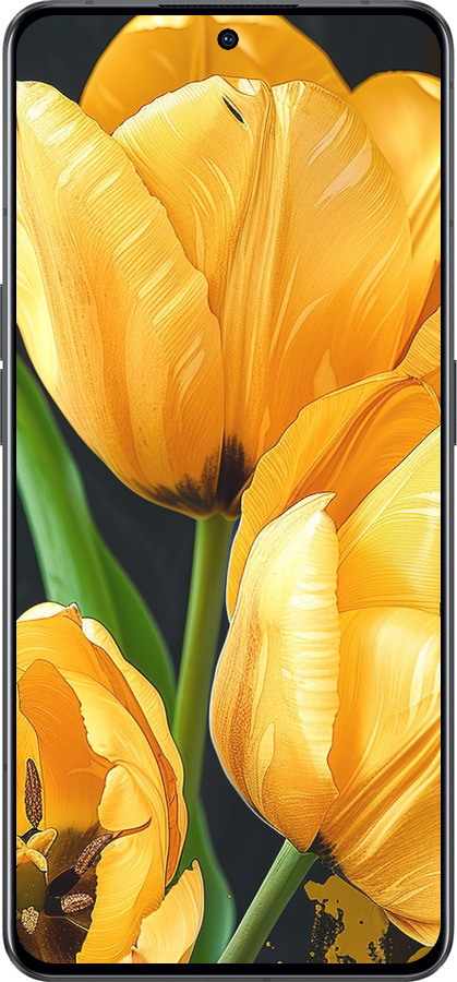 Силиконовый чехол Желтые тюльпаны для Oppo Reno8 Pro 5G - 5991u-2615 изображение 