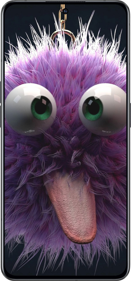 Силиконовый чехол Пушистик для Oppo Reno8 Pro 5G - 6017u-2615 изображение 