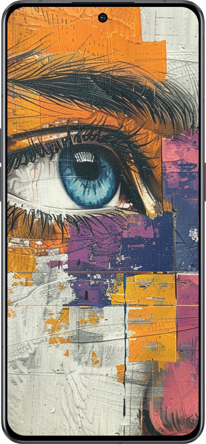 Силіконовий чехол Кольорова фреска для Oppo Reno8 Pro 5G - 6032u-2615 изображение 