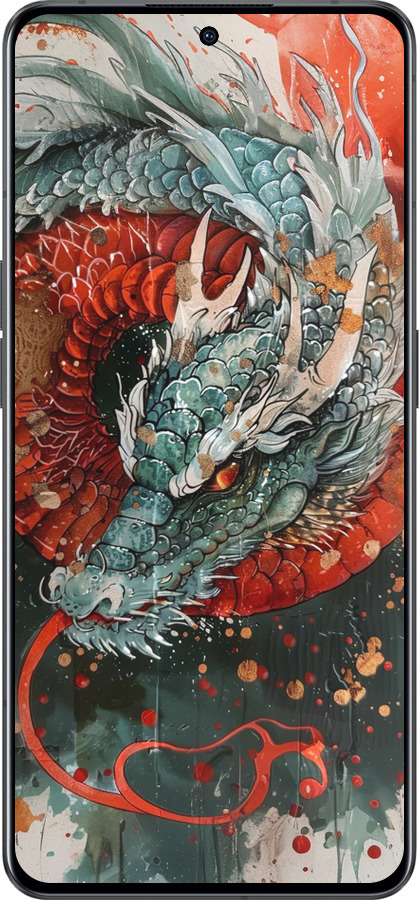 Силиконовый чехол Стихия огня для Oppo Reno8 Pro 5G - 6101u-2615 изображение 