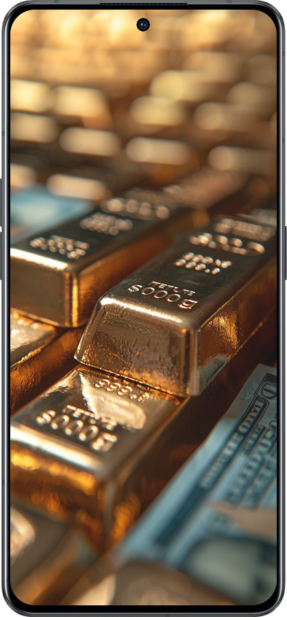 Силиконовый чехол Сияние золота для Oppo Reno8 Pro 5G - 6104u-2615 изображение 