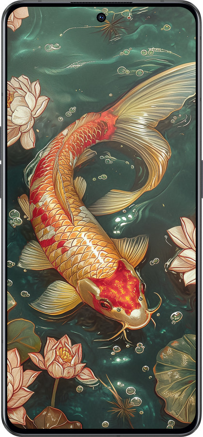 Силиконовый чехол Мелодия Лотоса для Oppo Reno8 Pro 5G - 6106u-2615 изображение 