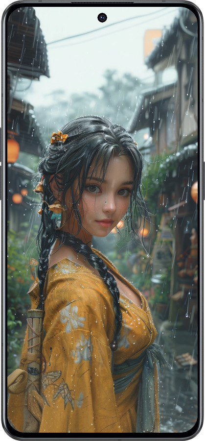 Силиконовый чехол Anime-girl для Oppo Reno8 Pro 5G - 6133u-2615 изображение 