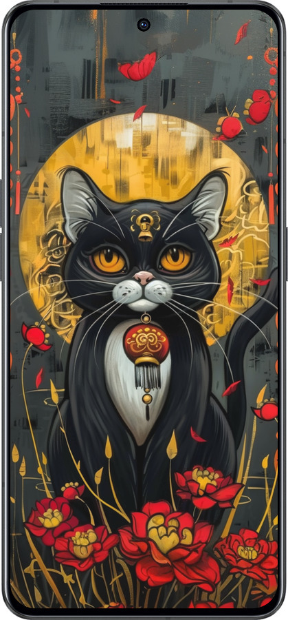 Силиконовый чехол China Cat для Oppo Reno8 Pro 5G - 6134u-2615 изображение 