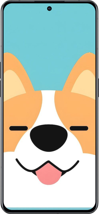 Силиконовый чехол Корги для Oppo Reno8 Pro 5G - 6280u-2615 изображение 