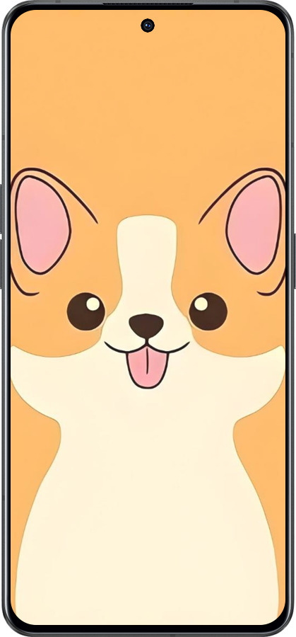 Силиконовый чехол Милый пес для Oppo Reno8 Pro 5G - 6296u-2615 изображение 