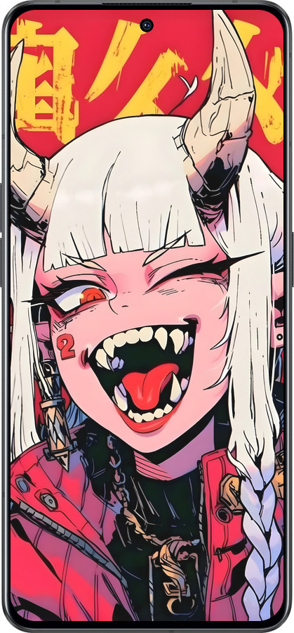 Силиконовый чехол Аниме демон для Oppo Reno8 Pro 5G - 6308u-2615 изображение 