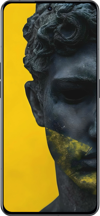 Силиконовый чехол Статуя арт для Oppo Reno8 Pro 5G - 6330u-2615 изображение 