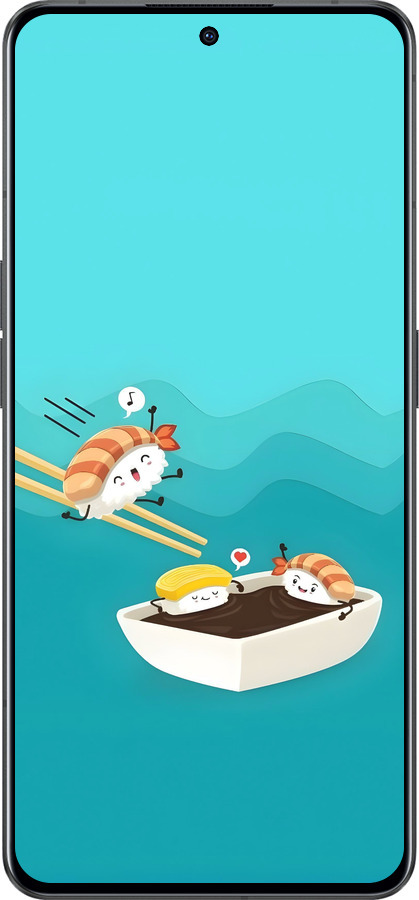 Силіконовий чехол Суші для Oppo Reno8 Pro 5G - 6354u-2615 изображение 