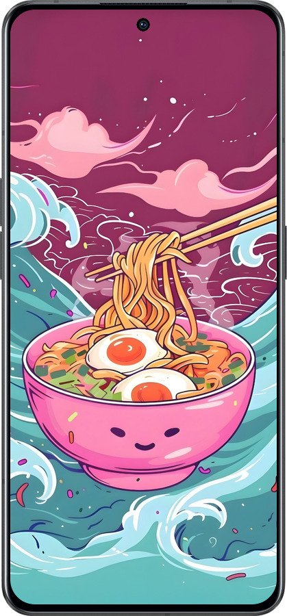 Силиконовый чехол Рамен для Oppo Reno8 Pro 5G - 6360u-2615 изображение 