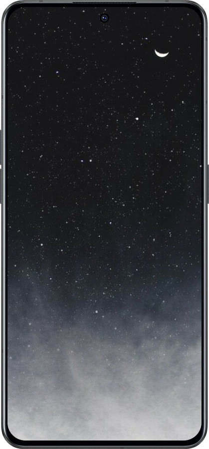 Силиконовый чехол Сині хмари, Синій місяць для Oppo Reno8 Pro 5G - 6396u-2615 изображение 