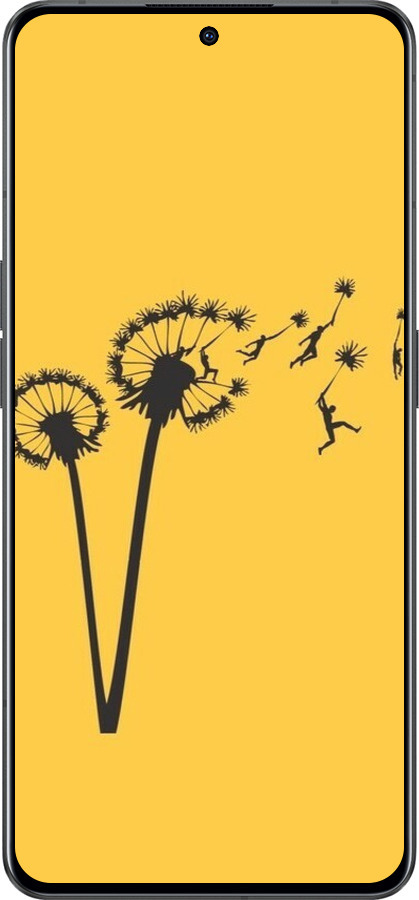 Силіконовий чехол Мінімалізм кульбаби для Oppo Reno8 Pro 5G - 6449u-2615 изображение 