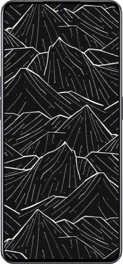 Силиконовый чехол С изображением Темных гор для Oppo Reno8 Pro 5G - 6489u-2615 изображение 