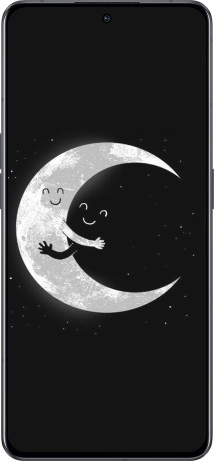 Силиконовый чехол Лунные объятия для Oppo Reno8 Pro 5G - 6508u-2615 изображение 