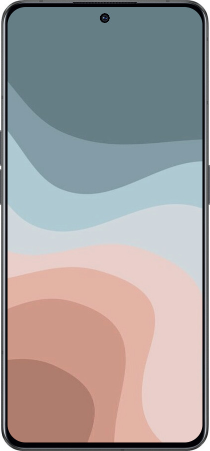 Силиконовый чехол С синими и розовыми волнами в стиле ретро для Oppo Reno8 Pro 5G - 6532u-2615 изображение 