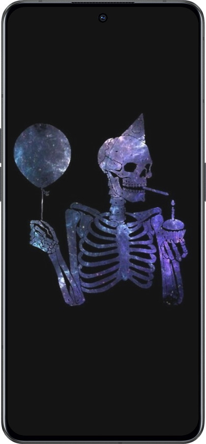 Силиконовый чехол Скелетное искусство для Oppo Reno8 Pro 5G - 6536u-2615 изображение 