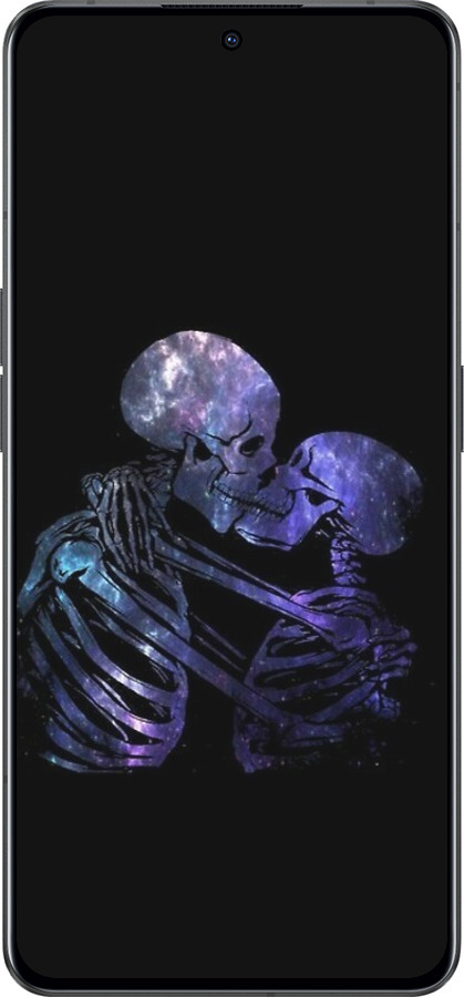 Силиконовый чехол С изображением скелета для Oppo Reno8 Pro 5G - 6537u-2615 изображение 