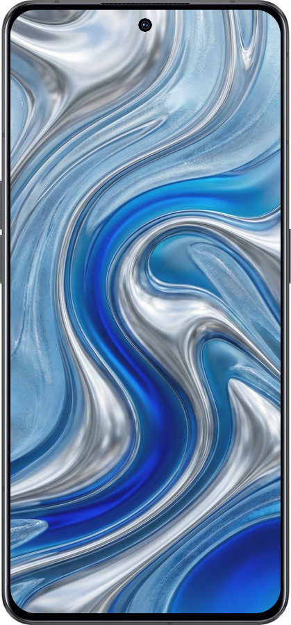 Силиконовый чехол Liquid Chrome для Oppo Reno8 Pro 5G - 6781u-2615 изображение 