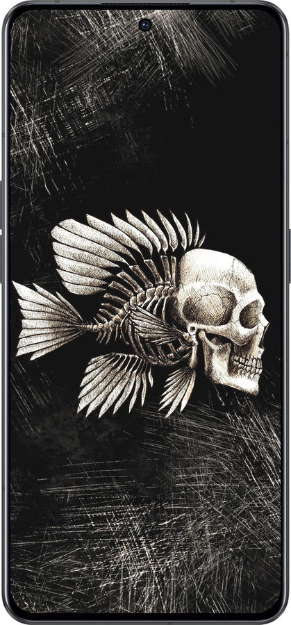 Силиконовый чехол Рыбо-человек для Oppo Reno8 Pro 5G - 683u-2615 изображение 