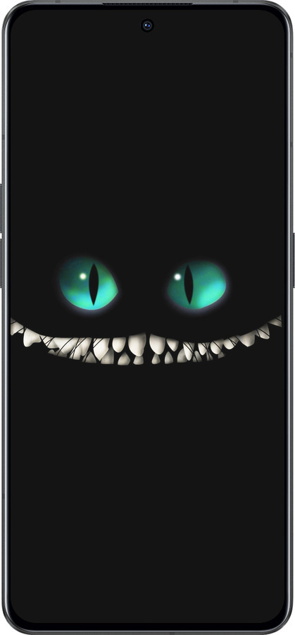 Силиконовый чехол Чеширский кот для Oppo Reno8 Pro 5G - 689u-2615 изображение 