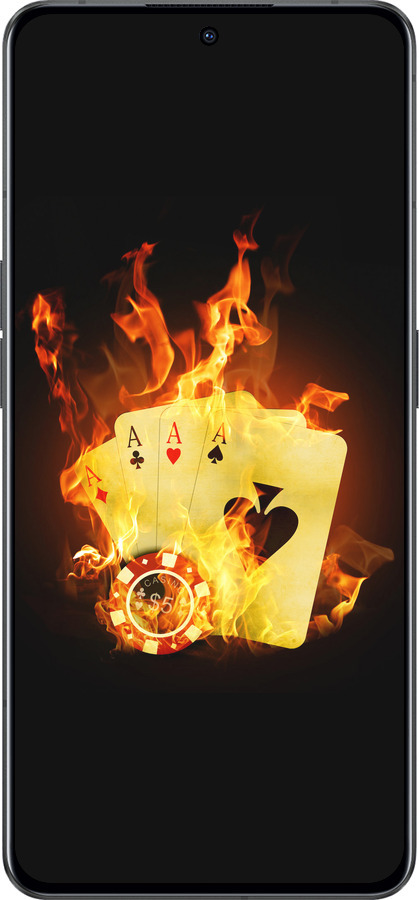 Силиконовый чехол Горящие карты для Oppo Reno8 Pro 5G - 839u-2615 изображение 