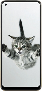 Силиконовый чехол Летящий котёнок для Oppo Reno8 5G - 2322u-2614 изображение 