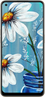 Силіконовий чехол Красиві арт-ромашки для Oppo Reno8 5G - 4031u-2614 изображение 